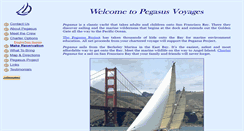 Desktop Screenshot of pegasusvoyages.org